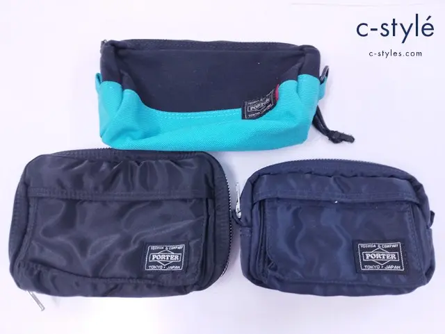 PORTER ポーター ポーチ 手帳ケース SYSTEM BINDER タンカー 吉田カバン 計3点