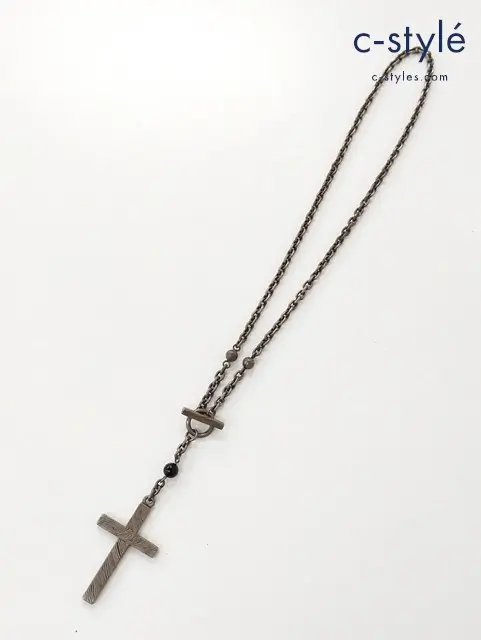 Suman Dhakhwa スーマンダックワ ネックレス シルバー Basic MOKUME Cross Pendant ブロンズ