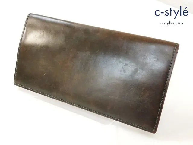GANZO ガンゾ 長財布 ブラウン系 SHELL CORDOVAN LONG WALLET 革
