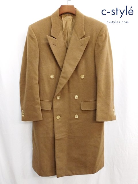Ermenegildo Zegna エルメネジルドゼニア カシミアダブルチェスターコート キャメル カシミヤ イタリア製