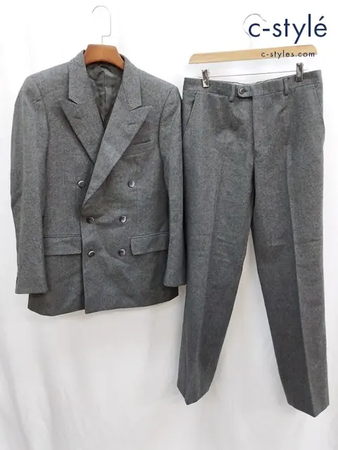 Ermenegildo Zegna エルメネジルドゼニア スーツ セットアップ グレー ダブルボタン イタリア製