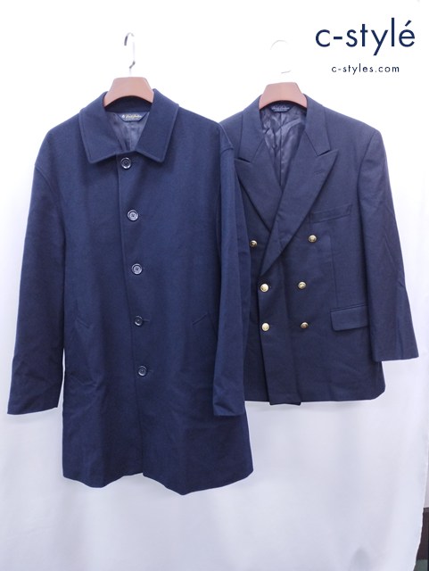 Brooks Brothers ブルックスブラザーズ コート ジャケット 40 ネイビー ダブルボタン