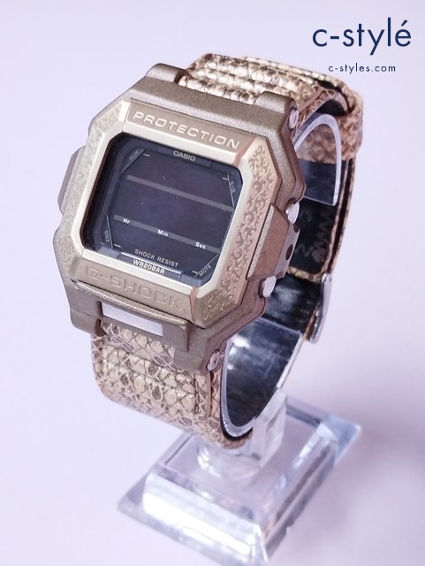 CASIO カシオ G-SHOCK 腕時計 ゴールド G-7800GL 3163 クォーツ パイソン柄