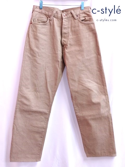 EVISU エヴィス デニムパンツ 34 ベージュ系 YAMANE Lot.1959 ボタンフライ