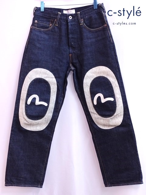 EVISU エヴィス デニムパンツ 30 インディゴ Lot.0078 ボタンフライ