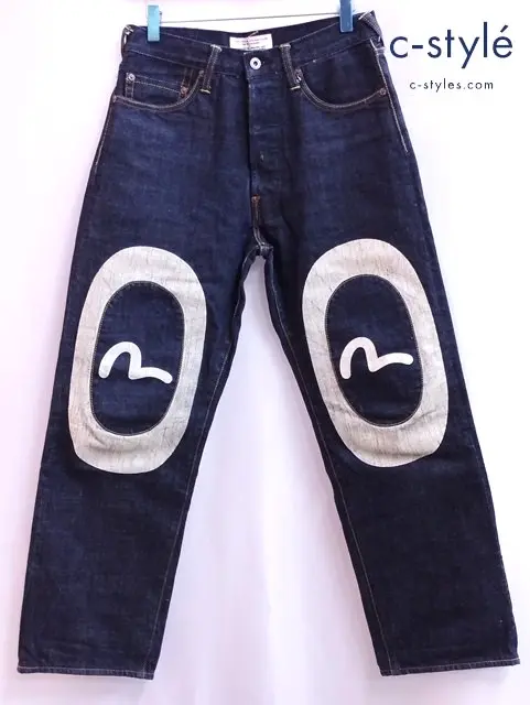 EVISU エヴィス デニムパンツ 30 インディゴ Lot.0078 ボタンフライ