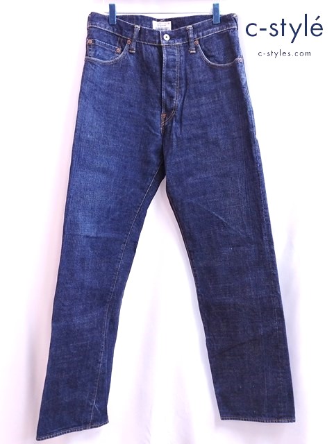 EVISU Paris エヴィスパリス デニムパンツ 34 インディゴ Lot.5001 ボタンフライ
