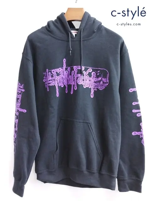 Funny Farm ファニーファーム フーディー S ブラック プリント