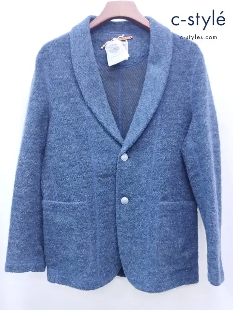 J PRESS×JAMIESON’S ジェイプレス×ジャミーソンズ 2Bニットジャケット L ブルー系 021-5-JK-OV