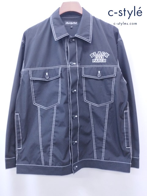 BLACK EYE Patch ブラックアイパッチ シャツジャケット L ブラック ボタン