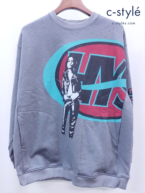 HYSTERIC GLAMOUR ヒステリックグラマー スウェット FREE グレー