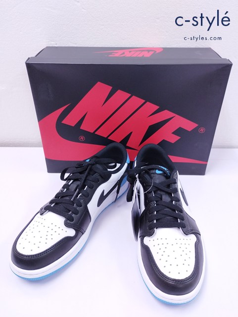 NIKE ナイキ スニーカー 26.5cm ホワイト×ブラック AIR JORDAN 1 RETRO LOW OG CZ0790-104