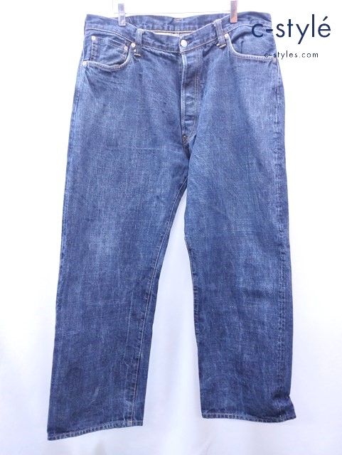 EVISU エヴィス デニムパンツ 40×35 インディゴ朱耳 SPECIAL ビッグカモメ 綿100％