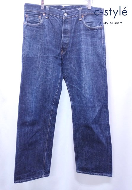 EVISU エヴィス デニムパンツ 36×35 インディゴ Lot2000 No.2 綿100％