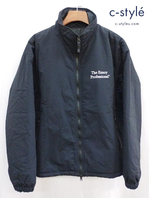 The Ennoy Professional ザエンノイプロフェッショナル ナイロンジャケット M ブラック PADDED NYLON JACKET