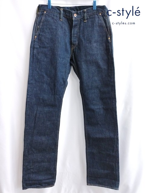 BRU NA BOINNE ブルーナボイン ダラーパンツ 33 インディゴ 7005 ボタンフライ