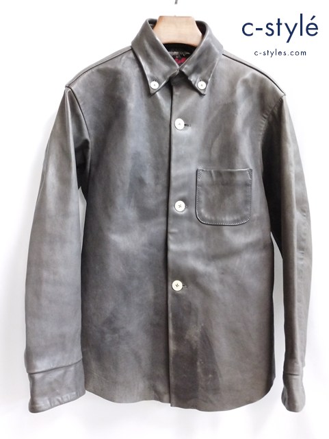 BRU NA BOINNE ブルーナボイン ジャケット 1 ブラウン 3B 馬革