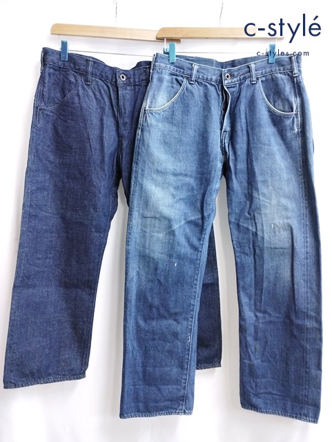 BRU NA BOINNE ブルーナボイン デニムパンツ 1 インディゴ ボタンフライ