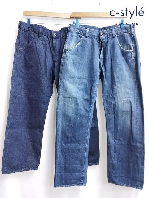 BRU NA BOINNE ブルーナボイン デニムパンツ 1 インディゴ ボタンフライ