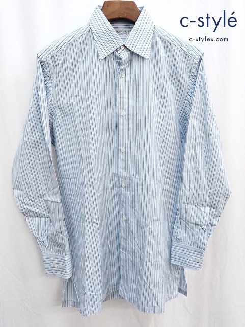 Charvet シャルベ シャツ 38 マルチカラー ストライプ 綿100％