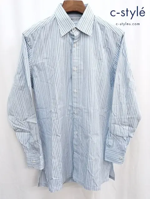 Charvet シャルベ シャツ 38 マルチカラー ストライプ 綿100％