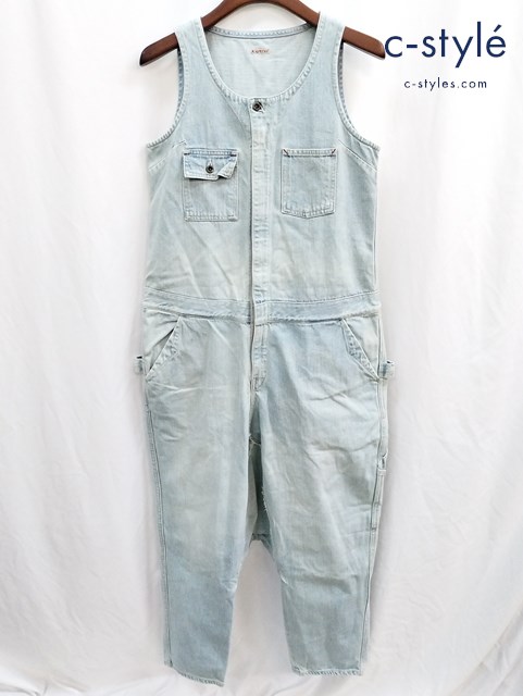 KAPITAL キャピタル サルエルオールインワン デニム S（1） インディゴ 綿100％ レディース