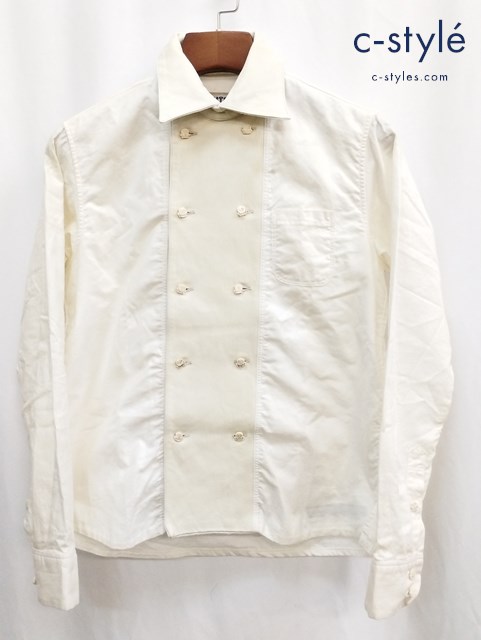 KAPITAL キャピタル レザー切り返しシャツ S（1） オフホワイト系 KIRO HIRATA レディース