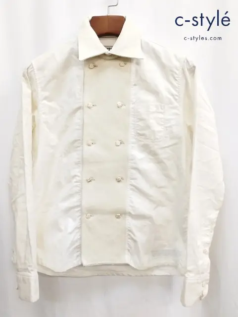 KAPITAL キャピタル レザー切り返しシャツ S（1） オフホワイト系 KIRO HIRATA レディース