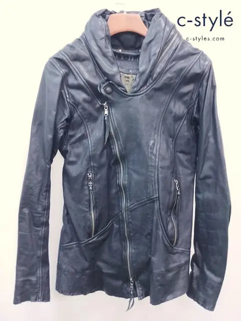 14th Addiction フォーティーンスアディクション レザージャケット 2 ブラック TY-B:02