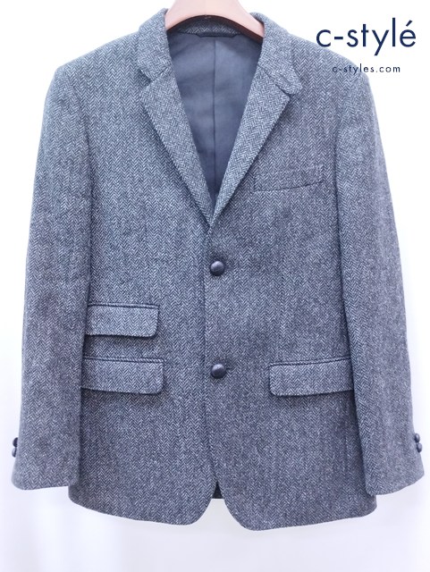 MARGARET HOWELL マーガレットハウエル 2Bツイードジャケット M グレー 579-220913