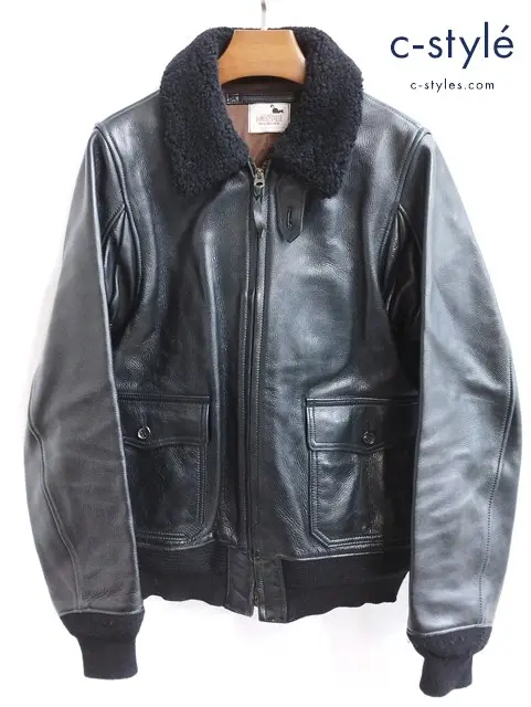 GANGSTARVILLE ギャングスタービル ジャケット L ブラック G-1 牛革