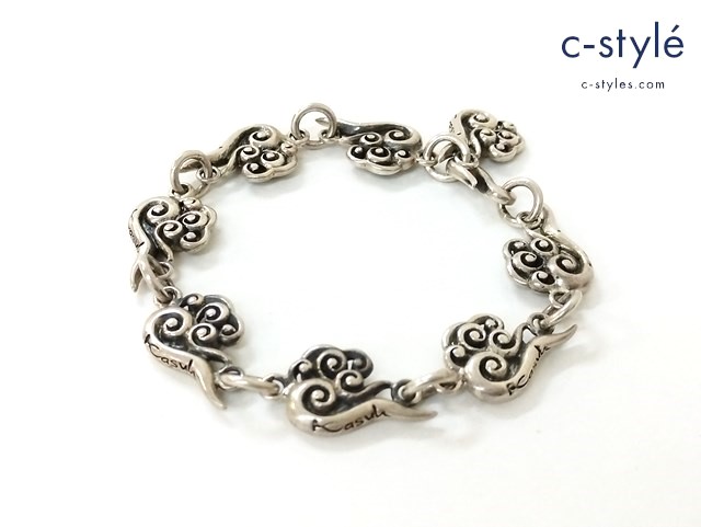 かすう工房 雲ブレスレット シルバー 和柄 和風