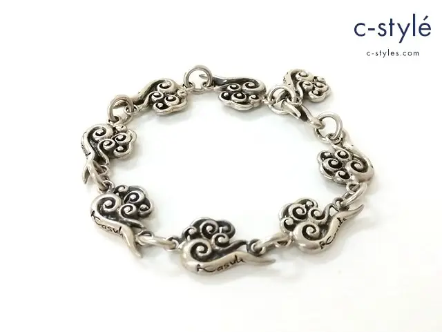 かすう工房 雲ブレスレット シルバー 和柄 和風