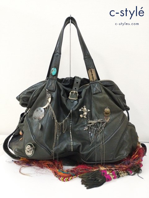 KMRii ケムリ レザー 2WAY バッグ ブラック ショルダーバッグ