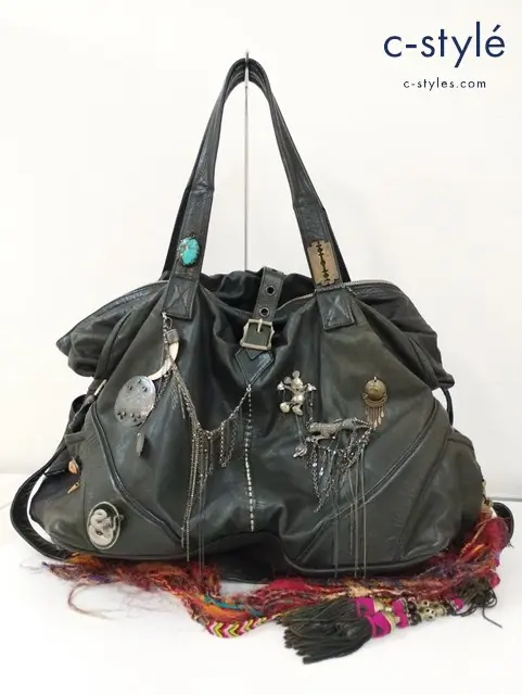 KMRii ケムリ レザー 2WAY バッグ ブラック ショルダーバッグ