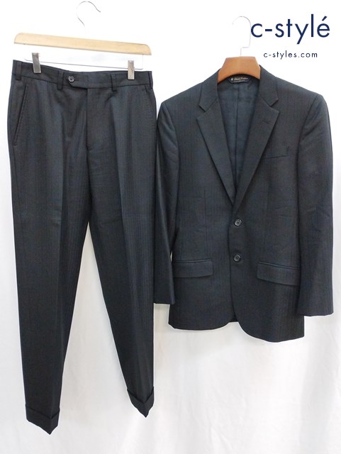 BROOKS BROTHERS ブルックスブラザーズ スーツ セットアップ 29W ブラック ストライプ