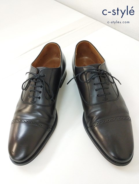 REGAL リーガル レザーシューズ 24・1/2 ブラック パンチドキャップトゥ S617090