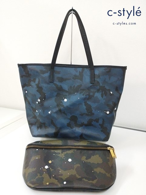 Gentil Bandit ジャンティバンティ トートバッグ ボディバッグ ネイビー系 カーキ系 カモフラージュ