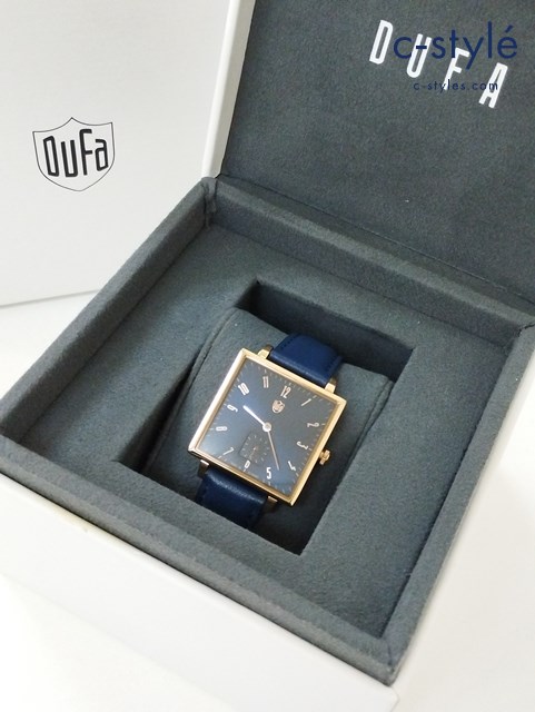 DUFA ドゥッファ 腕時計 ネイビー×ゴールド DF-9025-02 クォーツ
