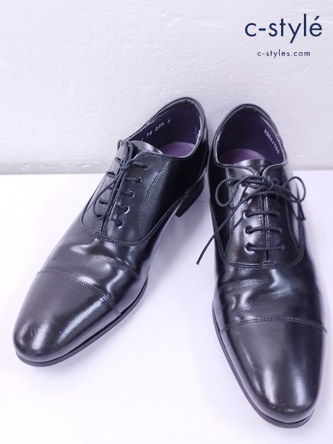 REGAL リーガル レザーシューズ 23・1/2 ブラック ストレートチップ 31TR