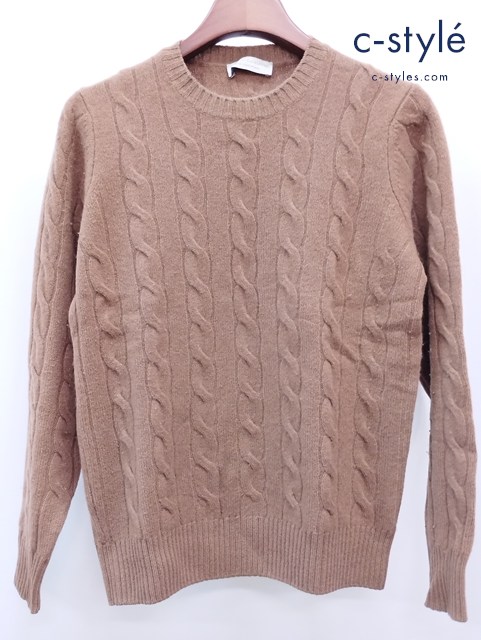 FILIPPO DE LAURENTIIS フィリッポデローレンティス ニット 48 キャメル系 セーター