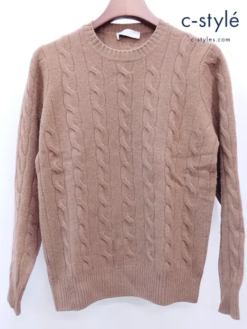 FILIPPO DE LAURENTIIS フィリッポデローレンティス ニット 48 キャメル系 セーター