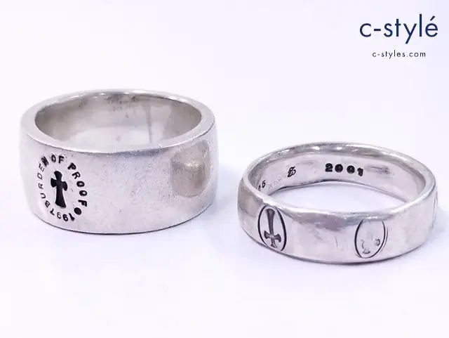 BURDEN OF PROOF バーデンオブプルーフ リング シルバー 925 平打ちリング