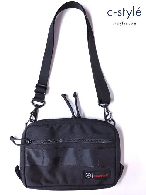 BRIEFING × MERCEDES BENZ ショルダーバッグ ブラック 2WAY モバイルクラッチ
