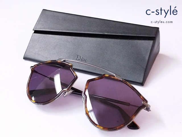 Christian Dior クリスチャンディオール サングラス 58□17 145 ブラウン系 Dior so real rise