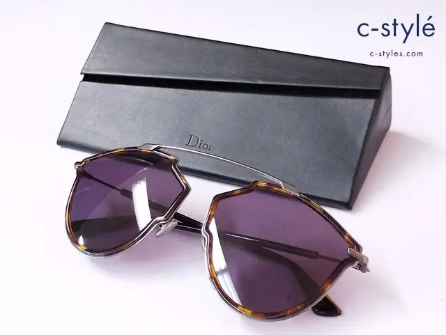 Christian Dior クリスチャンディオール サングラス 58□17 145 ブラウン系 Dior so real rise