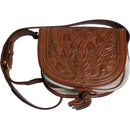 LOEWE (ロエベ) アーカイブ レザーショルダーバッグ