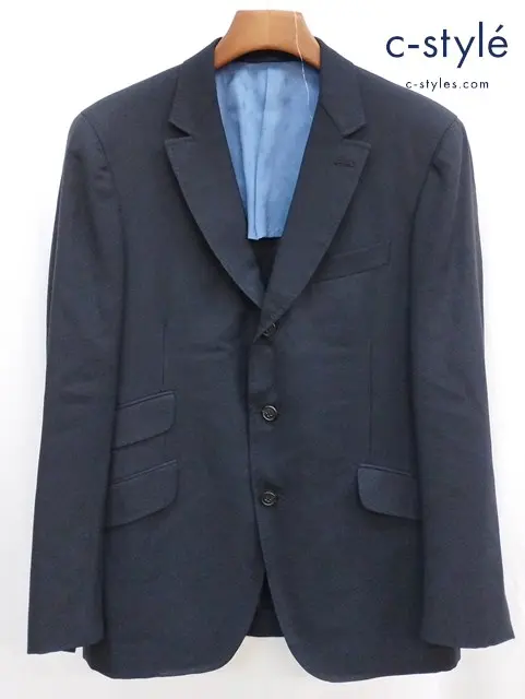 ARNYS PARIS アルニス 段返り3Bテーラードジャケット 50 ネイビー 50880-0120 イタリア製