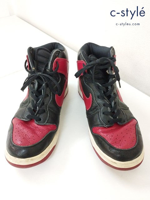 NIKE ナイキ スニーカー 30cm レッド×ブラック DUNK HIGH 630383 061 00