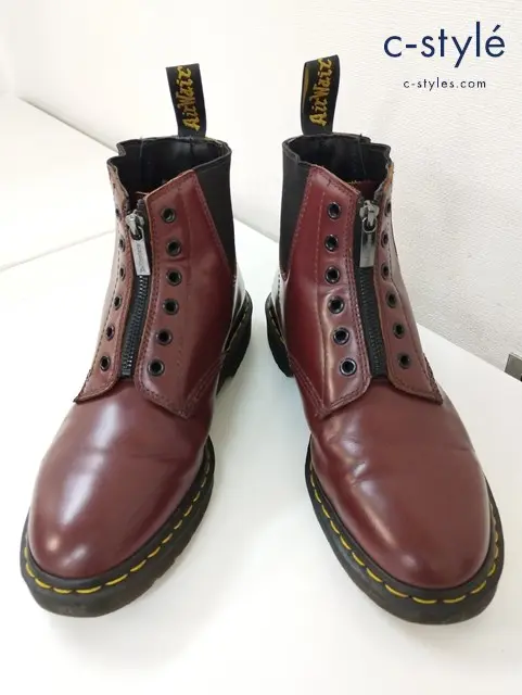 Dr.Martens ドクターマーチン 6ホールシューズ UK8 ブラウン系 ジップアップ